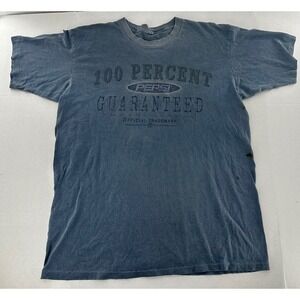 Vtg 90s Pepsi Cola Promo Single Stitch Shirt Mens Sz XL XXL Trashed Gray…